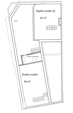 zolderverdieping grondplan